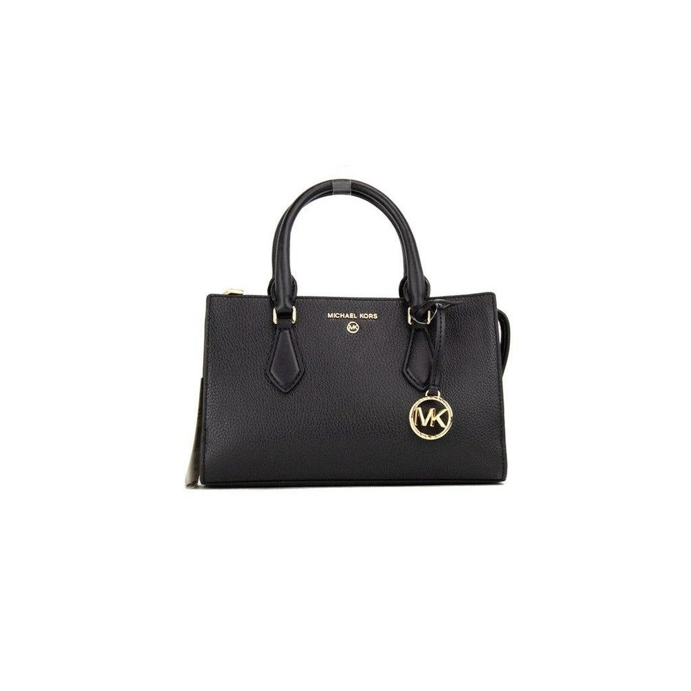 NEW Michael Kors Valerie Small East West Satchel Black Leather Crossbody Bag - Picture 11 of 12